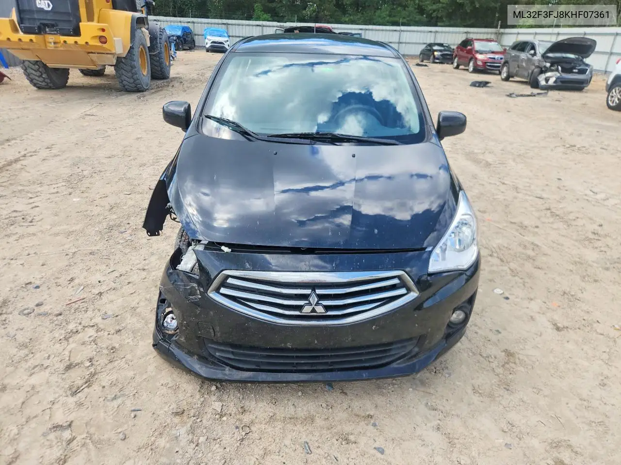 2019 Mitsubishi Mirage G4 Es VIN: ML32F3FJ8KHF07361 Lot: 61024076