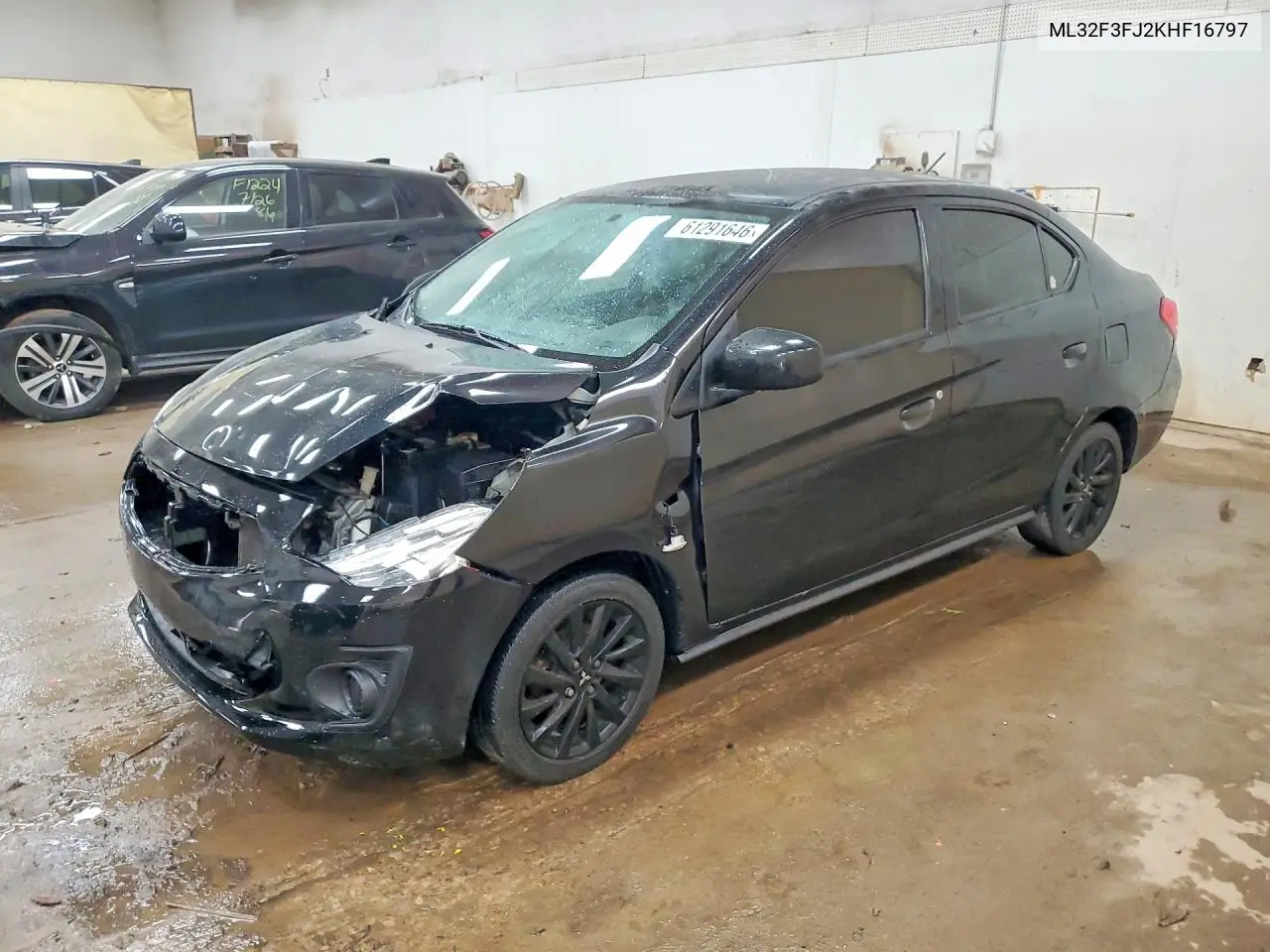 2019 Mitsubishi Mirage G4 Es VIN: ML32F3FJ2KHF16797 Lot: 61291646