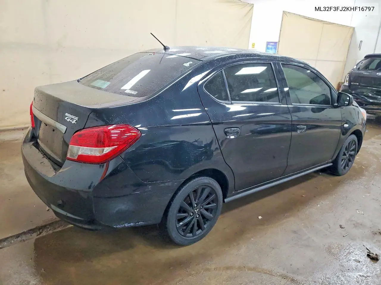 2019 Mitsubishi Mirage G4 Es VIN: ML32F3FJ2KHF16797 Lot: 61291646