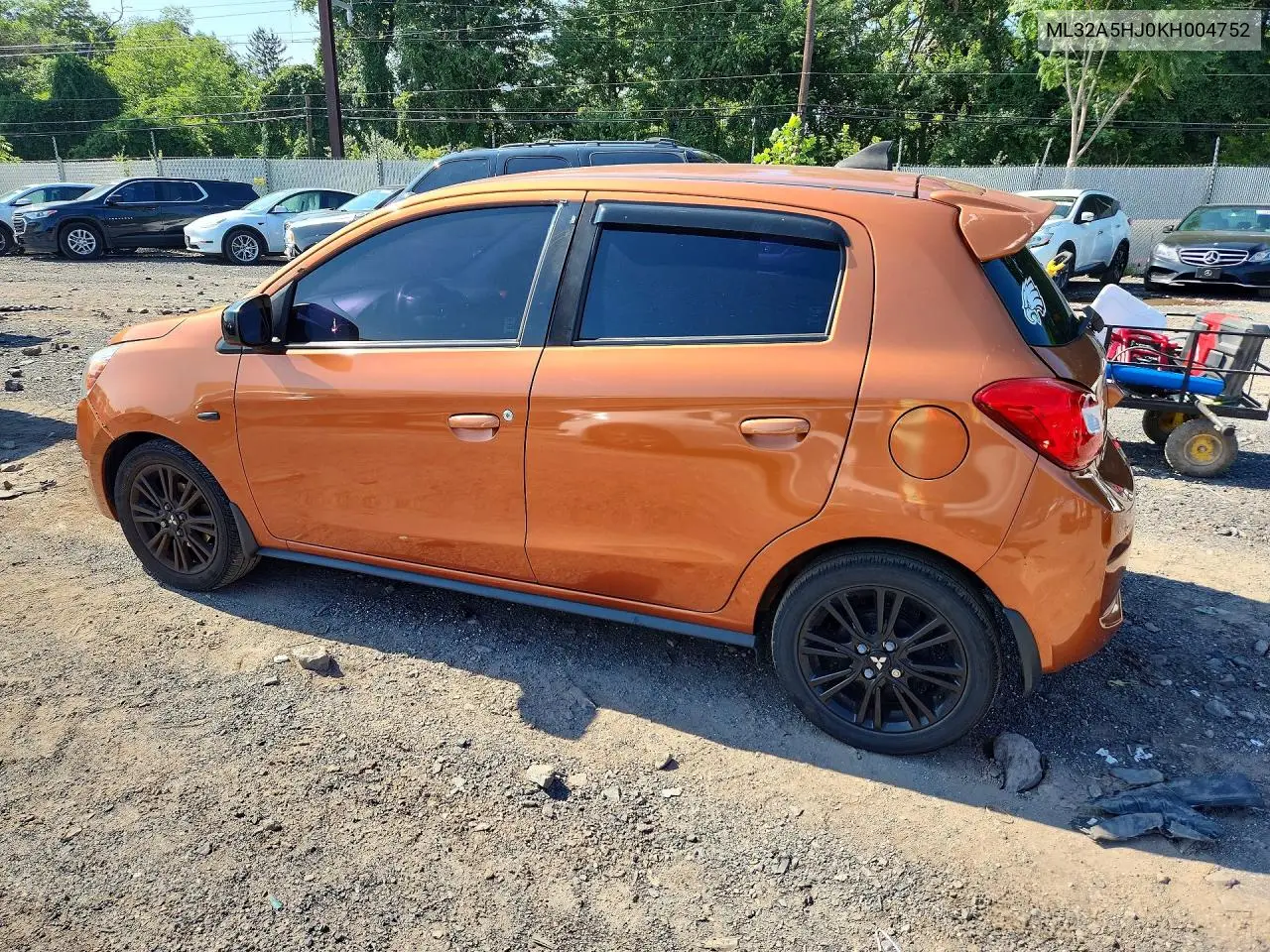2019 Mitsubishi Mirage Le VIN: ML32A5HJ0KH004752 Lot: 61530656