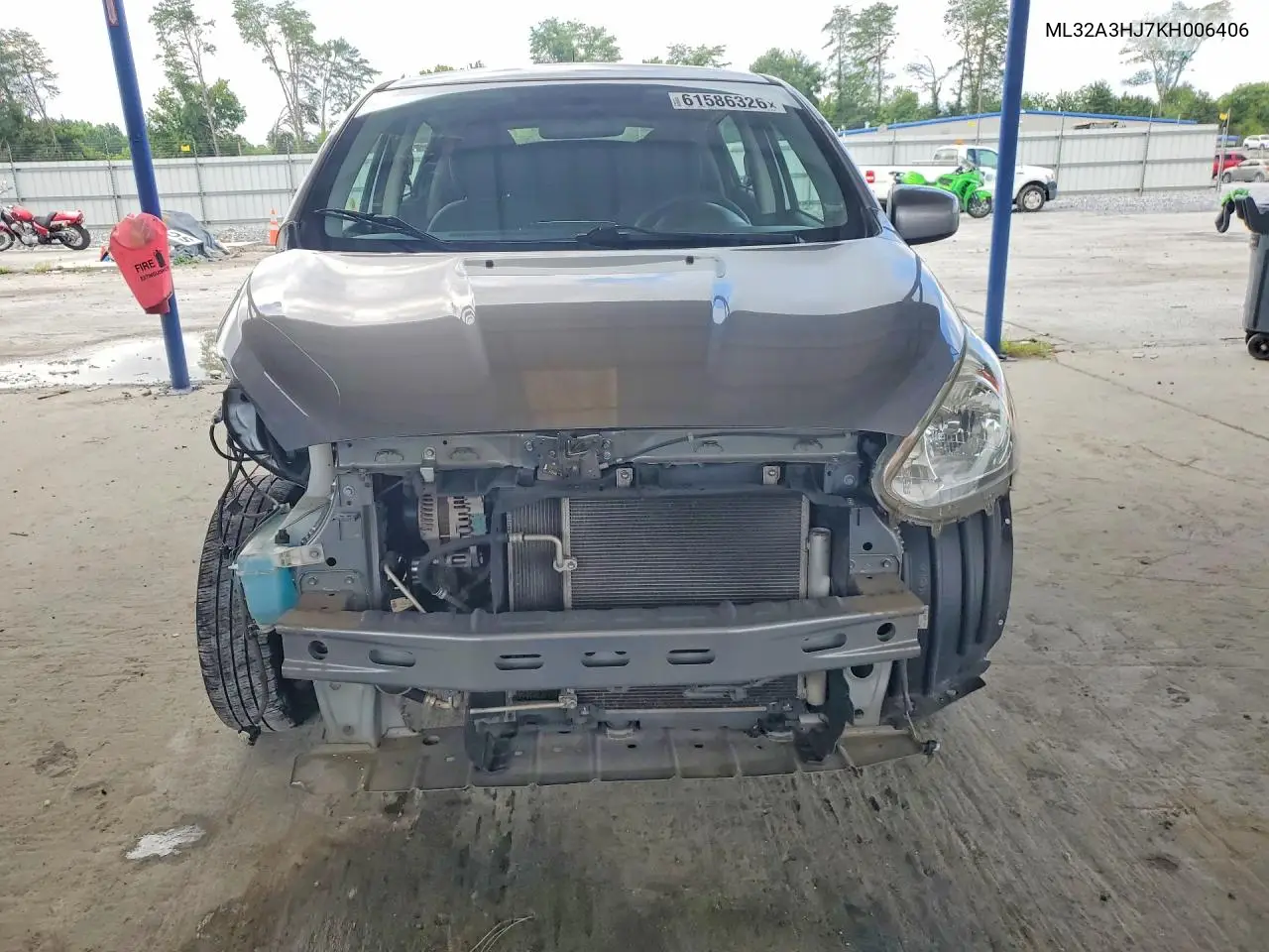 2019 Mitsubishi Mirage Es VIN: ML32A3HJ7KH006406 Lot: 61586326
