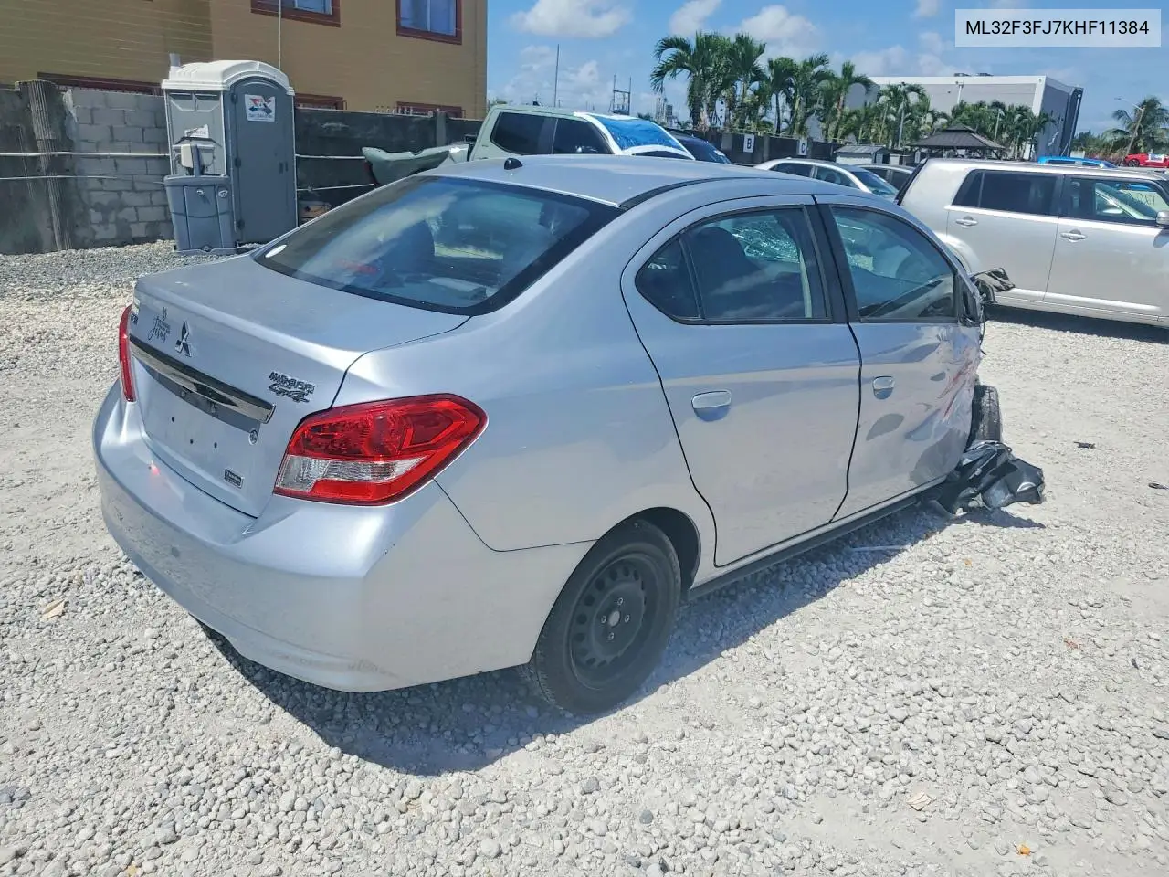 ML32F3FJ7KHF11384 2019 Mitsubishi Mirage G4 Es