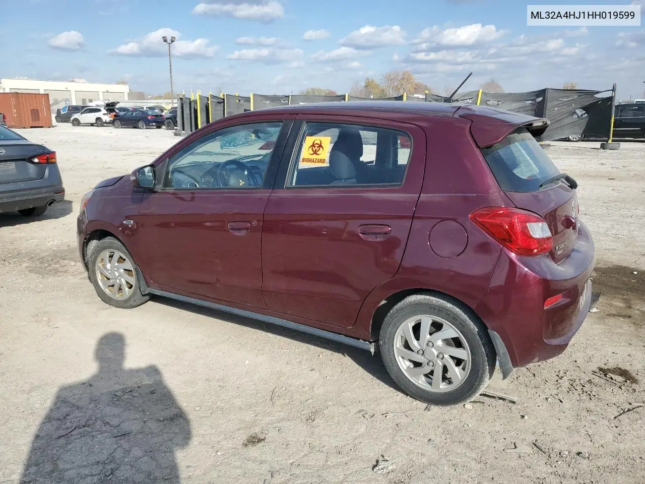 ML32A4HJ1HH019599 2017 Mitsubishi Mirage Se