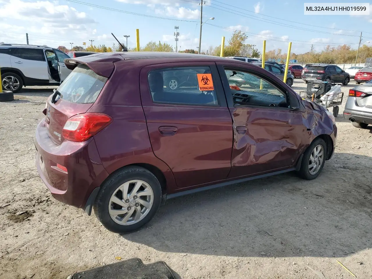 ML32A4HJ1HH019599 2017 Mitsubishi Mirage Se