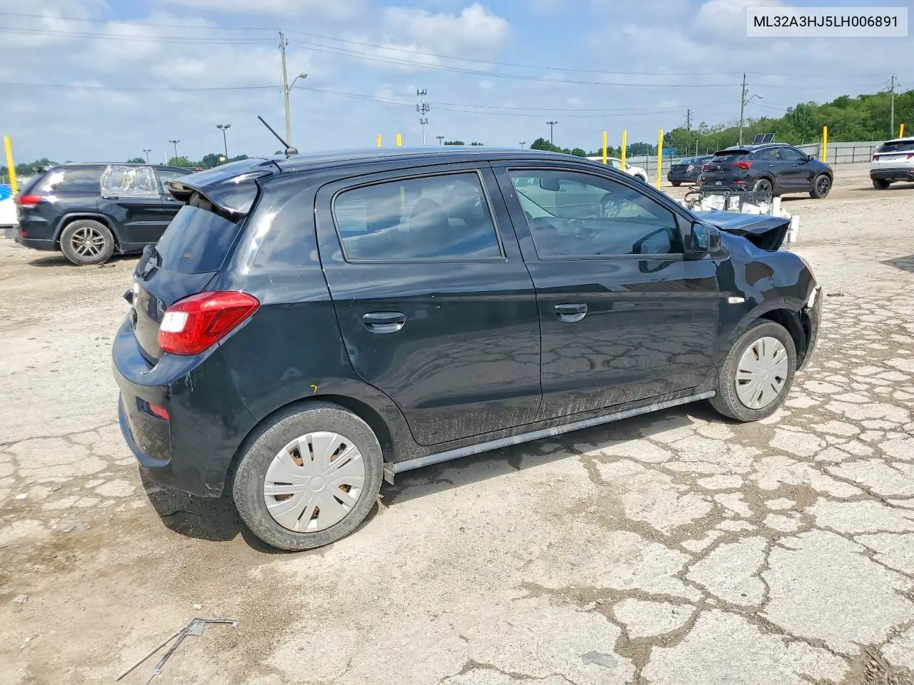 2020 Mitsubishi Mirage Es VIN: ML32A3HJ5LH006891 Lot: 56902216