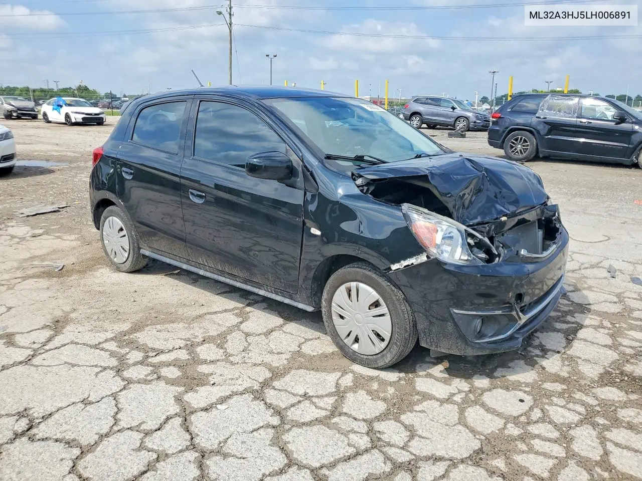 2020 Mitsubishi Mirage Es VIN: ML32A3HJ5LH006891 Lot: 56902216