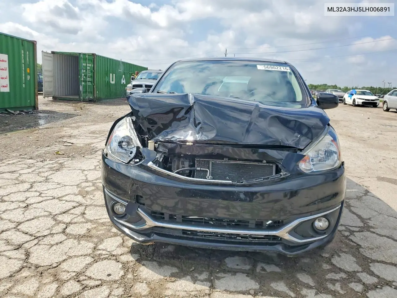 2020 Mitsubishi Mirage Es VIN: ML32A3HJ5LH006891 Lot: 56902216