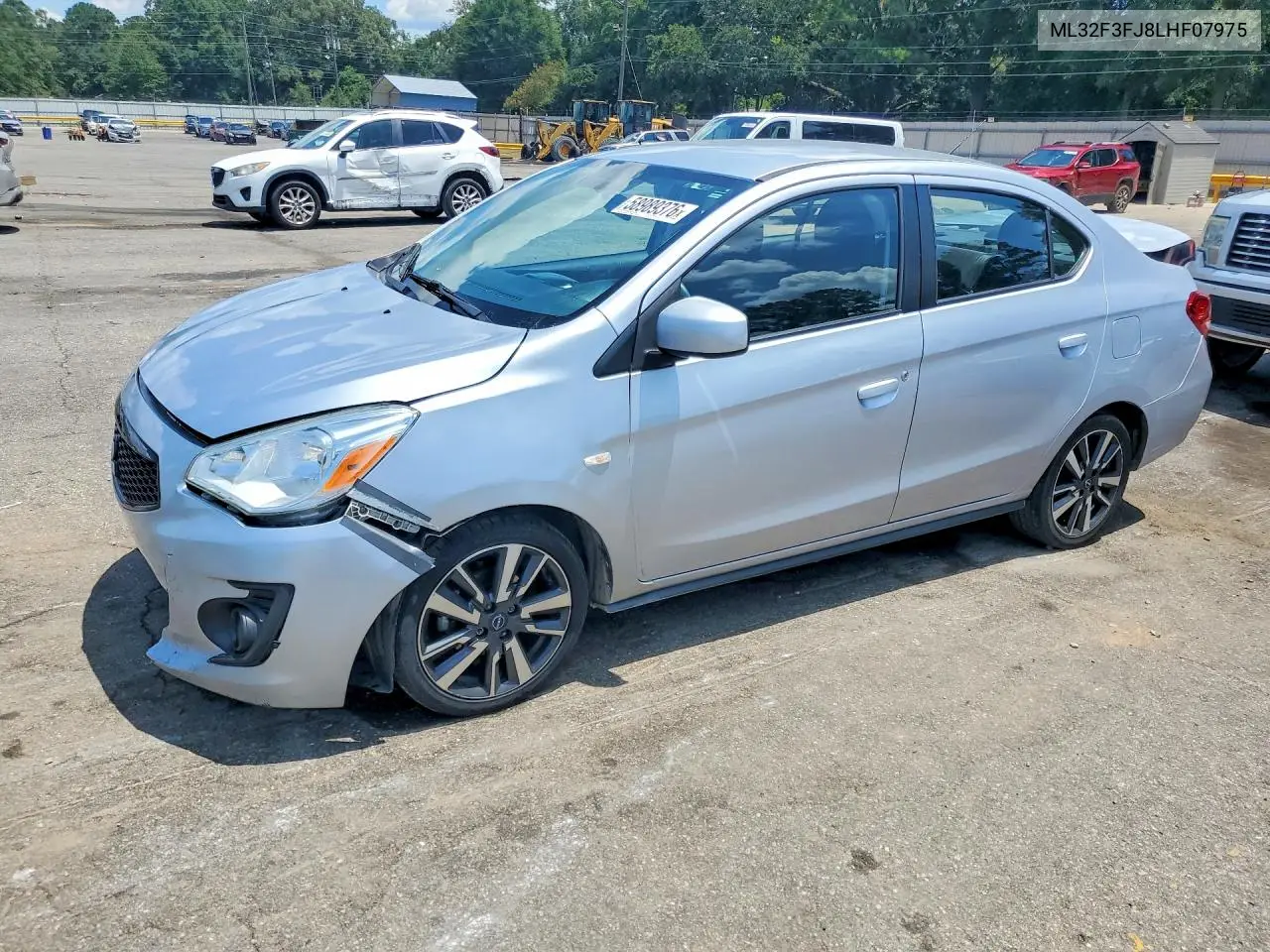 2020 Mitsubishi Mirage G4 Es VIN: ML32F3FJ8LHF07975 Lot: 58989376