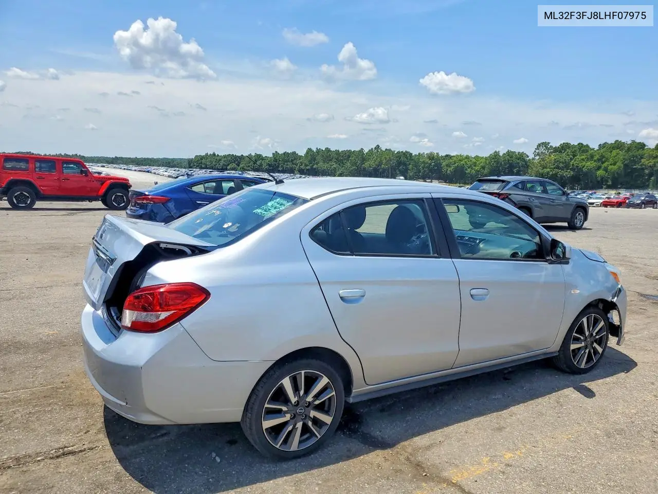 2020 Mitsubishi Mirage G4 Es VIN: ML32F3FJ8LHF07975 Lot: 58989376