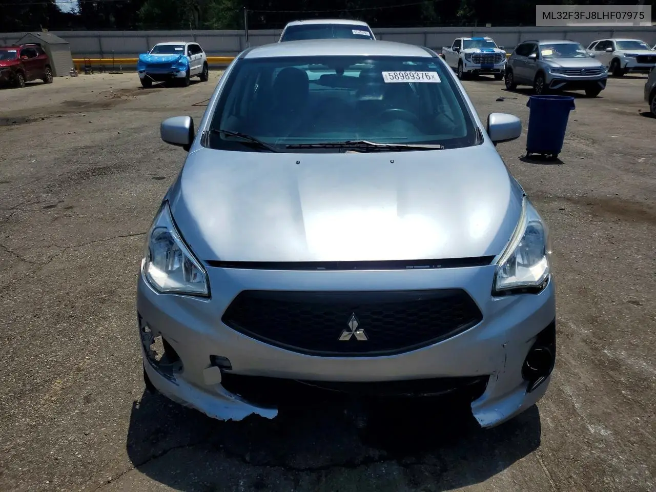 2020 Mitsubishi Mirage G4 Es VIN: ML32F3FJ8LHF07975 Lot: 58989376