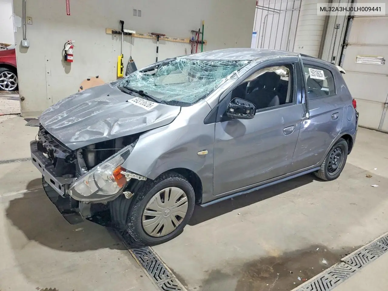 2020 Mitsubishi Mirage Es VIN: ML32A3HJ0LH009441 Lot: 59318626