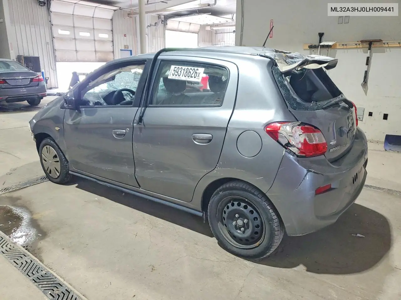 2020 Mitsubishi Mirage Es VIN: ML32A3HJ0LH009441 Lot: 59318626