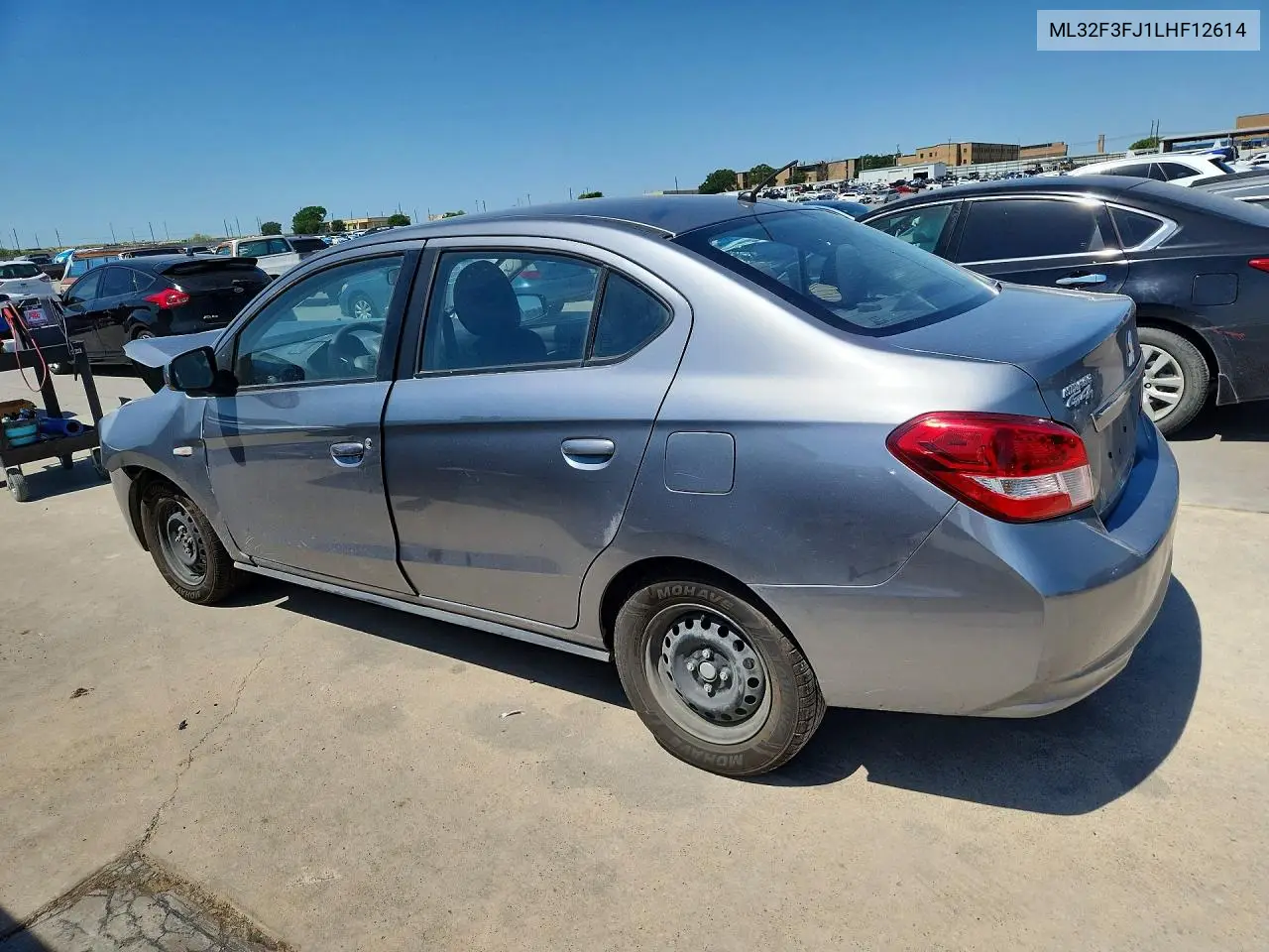 2020 Mitsubishi Mirage G4 Es VIN: ML32F3FJ1LHF12614 Lot: 59399426