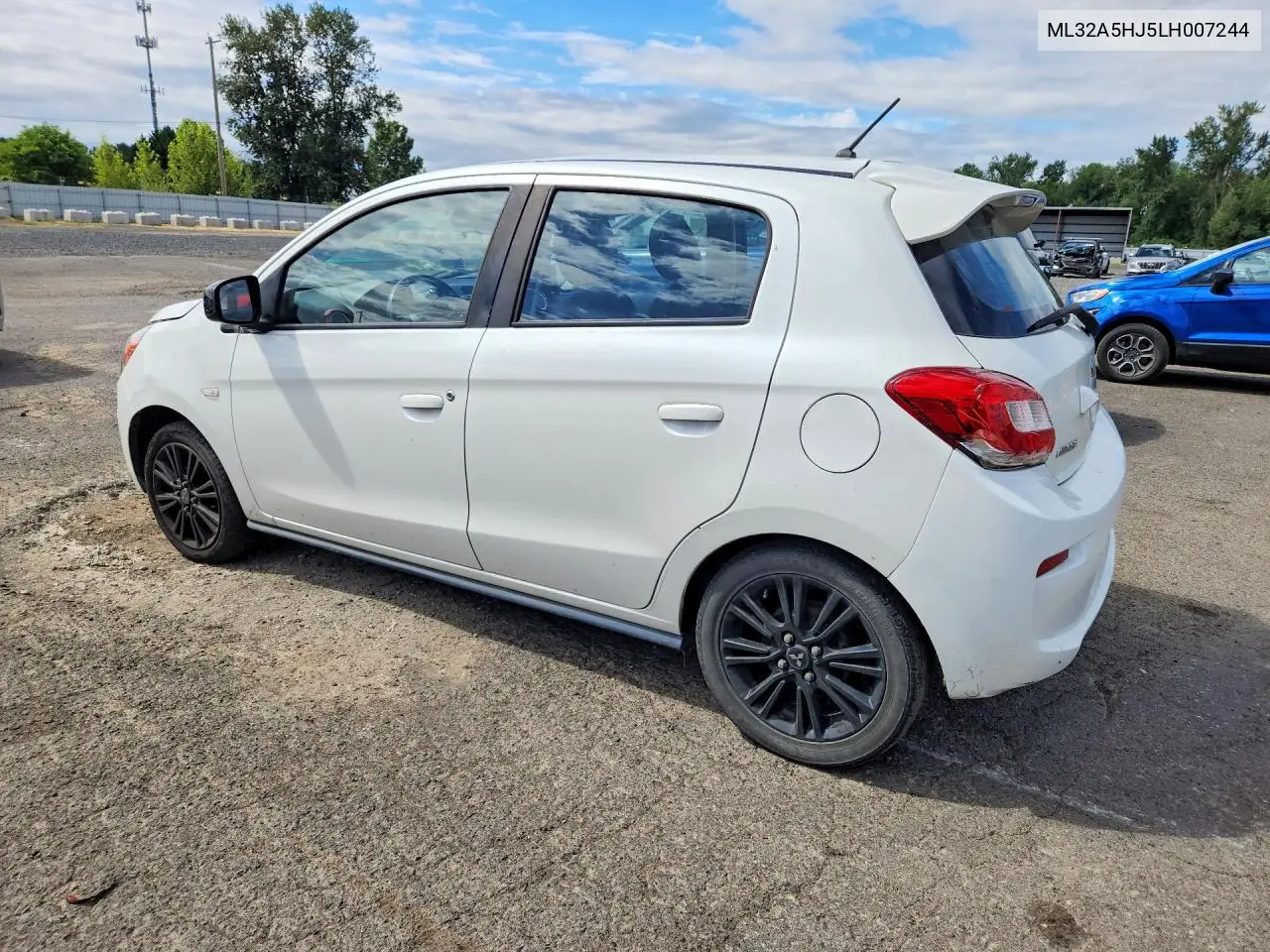 2020 Mitsubishi Mirage Le VIN: ML32A5HJ5LH007244 Lot: 59588696