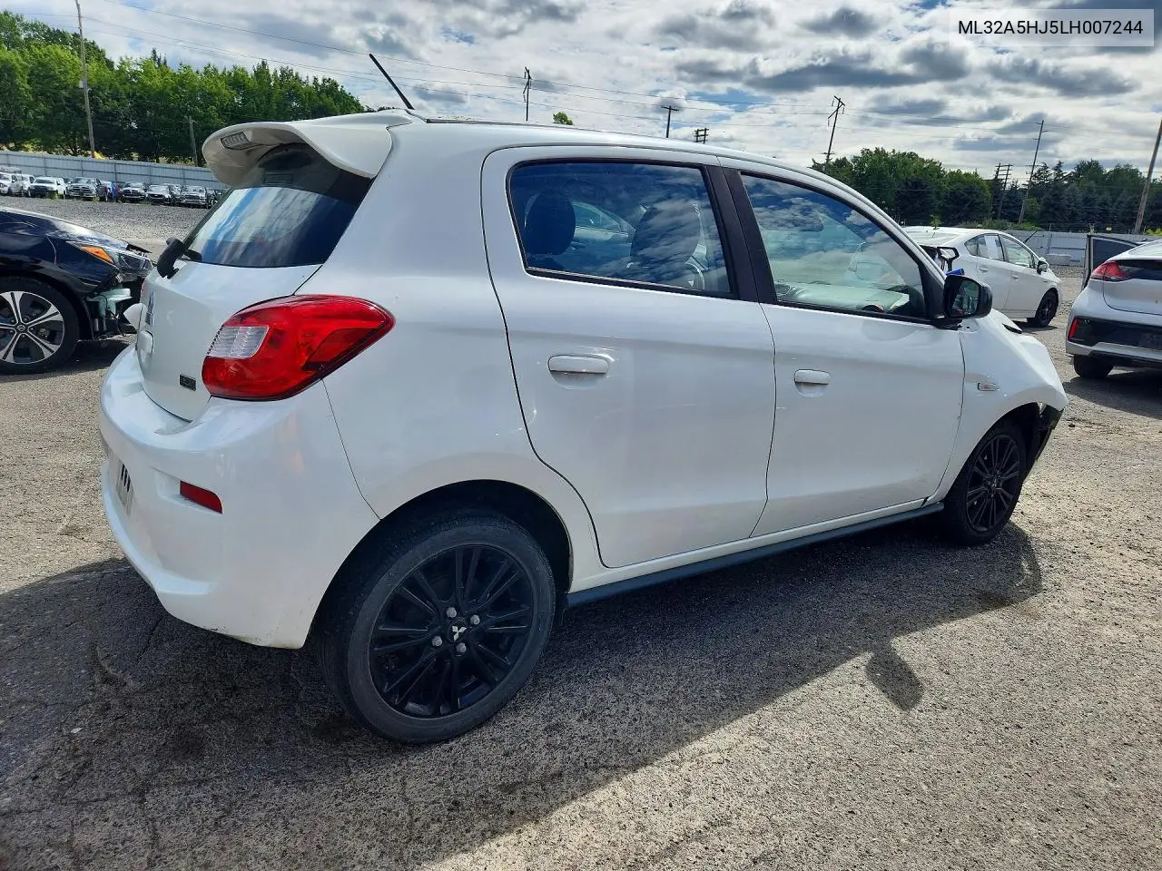 2020 Mitsubishi Mirage Le VIN: ML32A5HJ5LH007244 Lot: 59588696