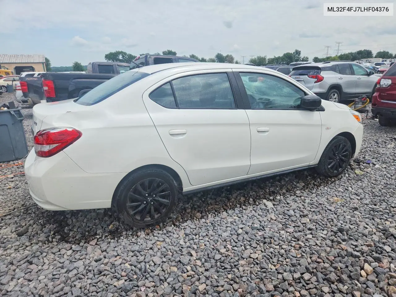 2020 Mitsubishi Mirage G4 Se VIN: ML32F4FJ7LHF04376 Lot: 60130346