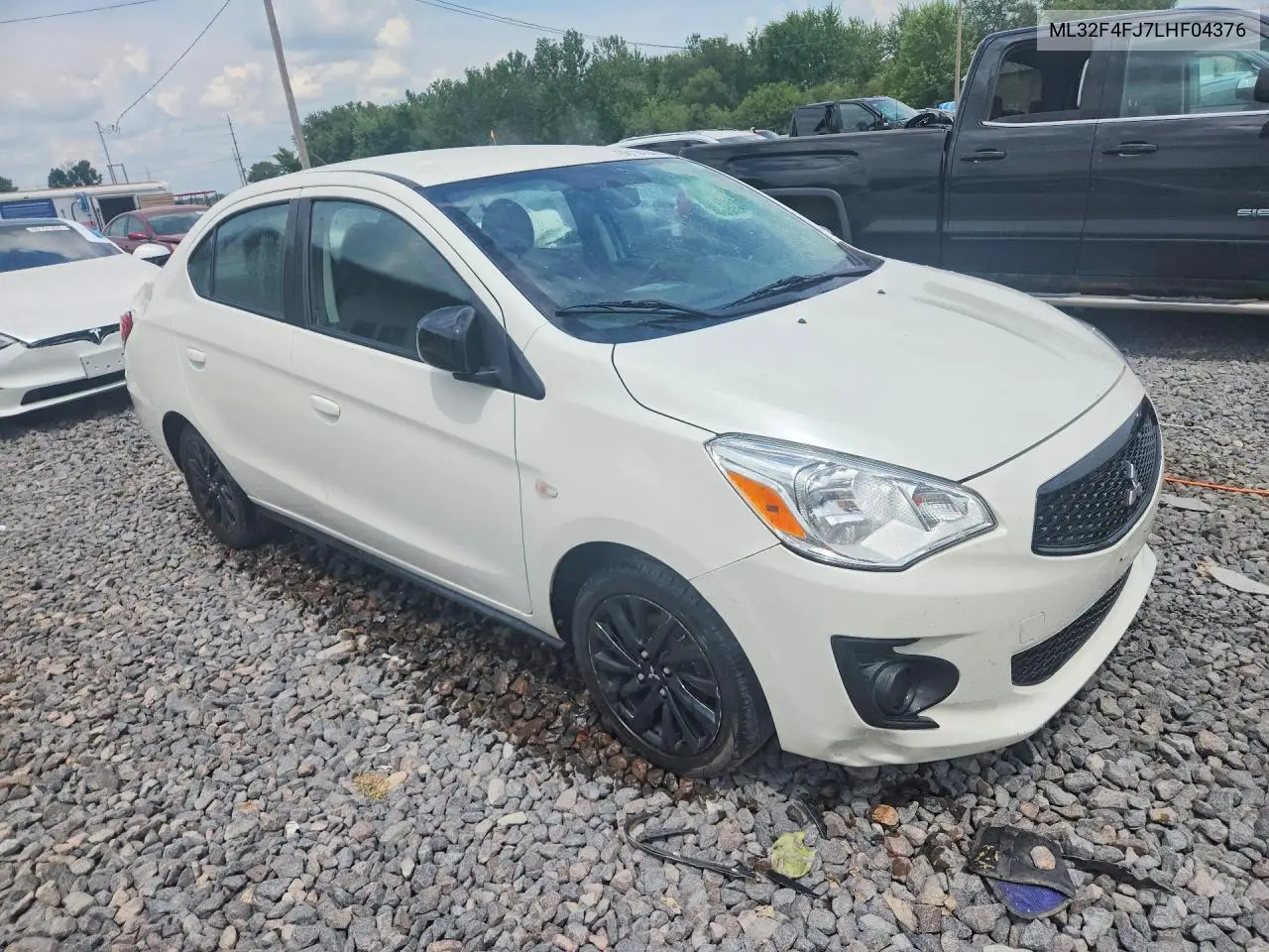 2020 Mitsubishi Mirage G4 Se VIN: ML32F4FJ7LHF04376 Lot: 60130346