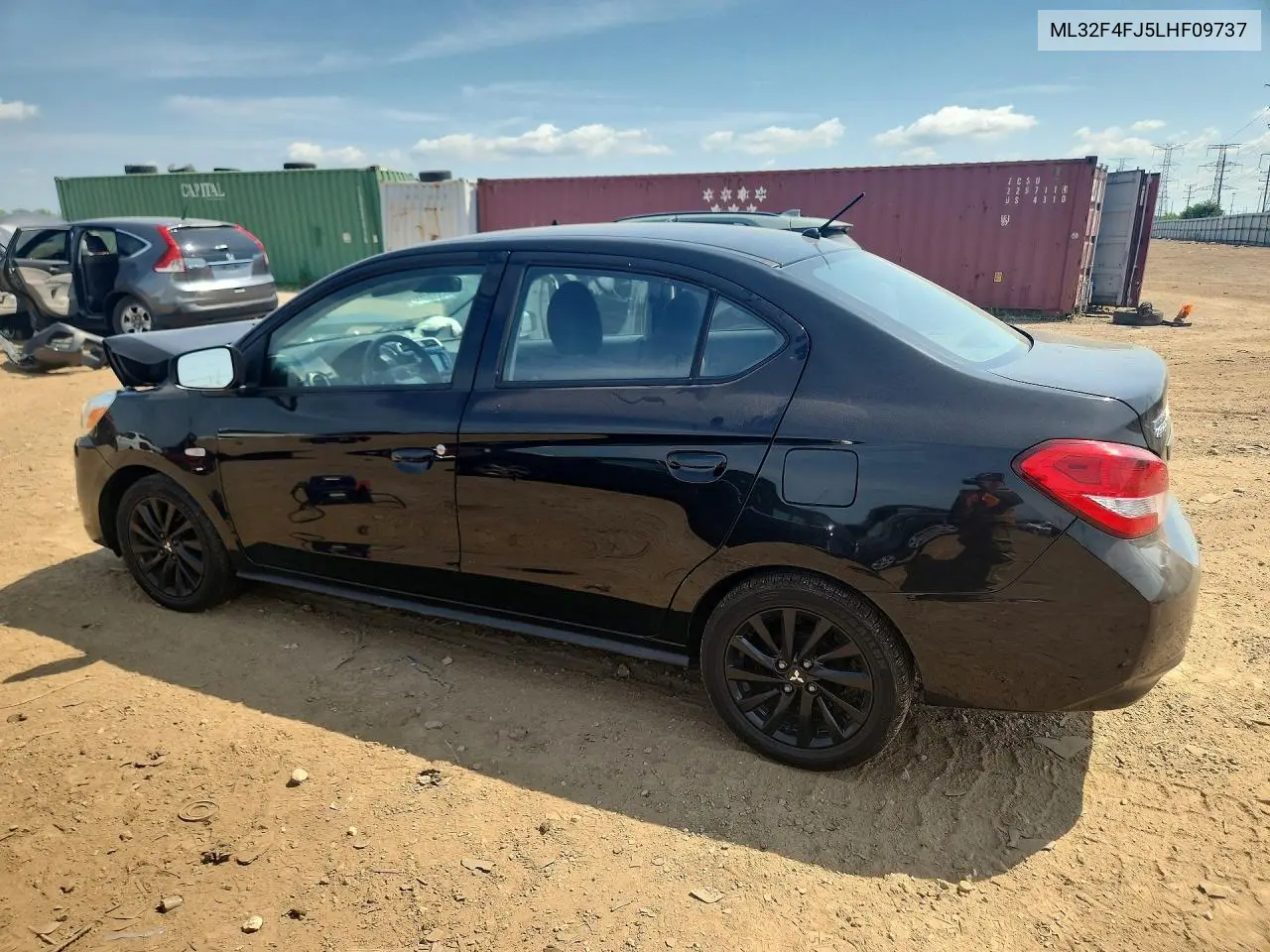 2020 Mitsubishi Mirage G4 Se VIN: ML32F4FJ5LHF09737 Lot: 61146126