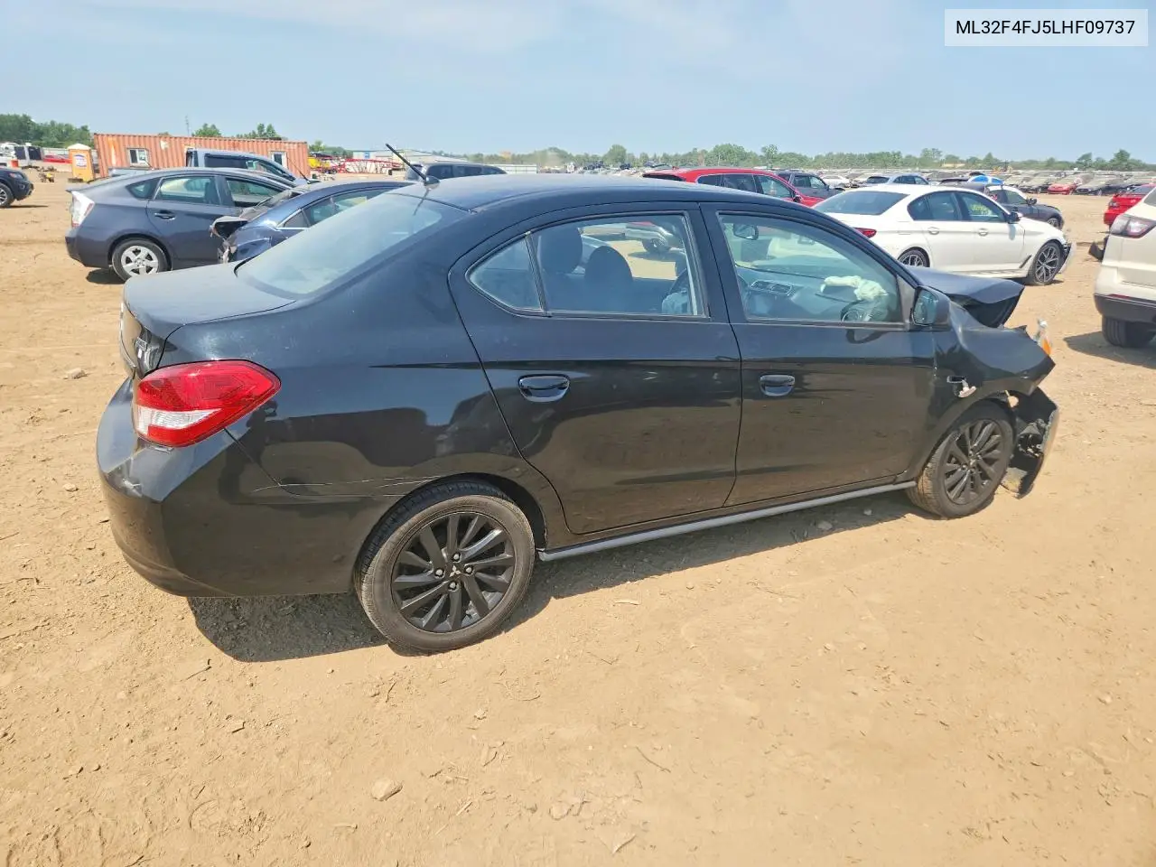 2020 Mitsubishi Mirage G4 Se VIN: ML32F4FJ5LHF09737 Lot: 61146126