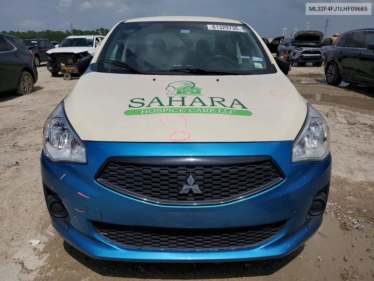 2020 Mitsubishi Mirage G4 Se VIN: ML32F4FJ1LHF09685 Lot: 61329736