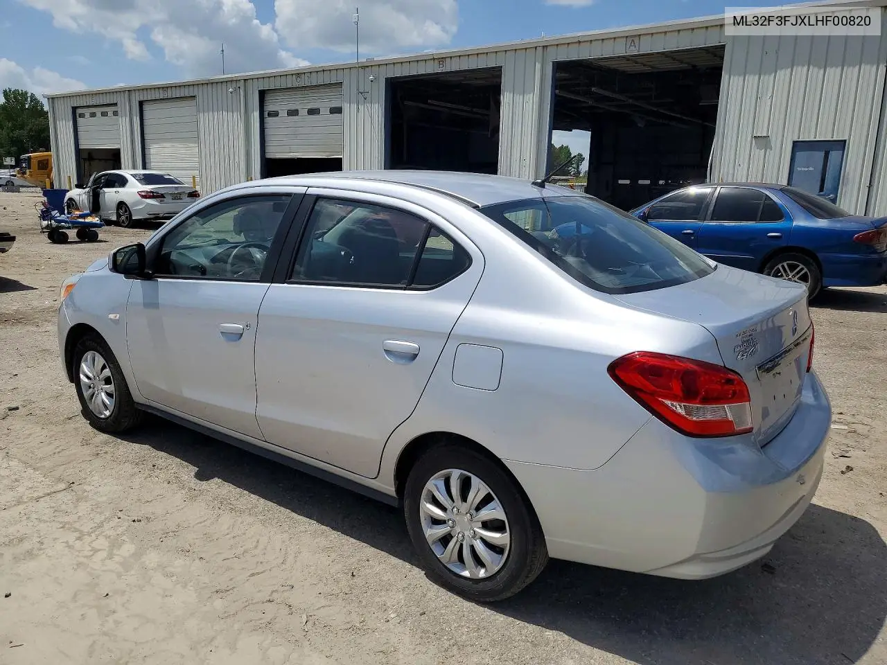 2020 Mitsubishi Mirage G4 Es VIN: ML32F3FJXLHF00820 Lot: 61340346