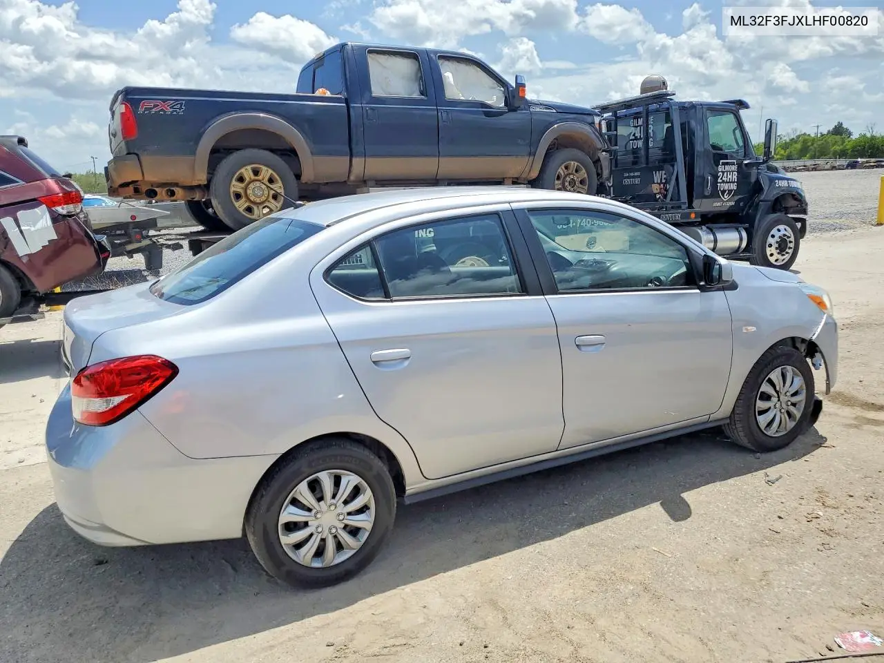 2020 Mitsubishi Mirage G4 Es VIN: ML32F3FJXLHF00820 Lot: 61340346