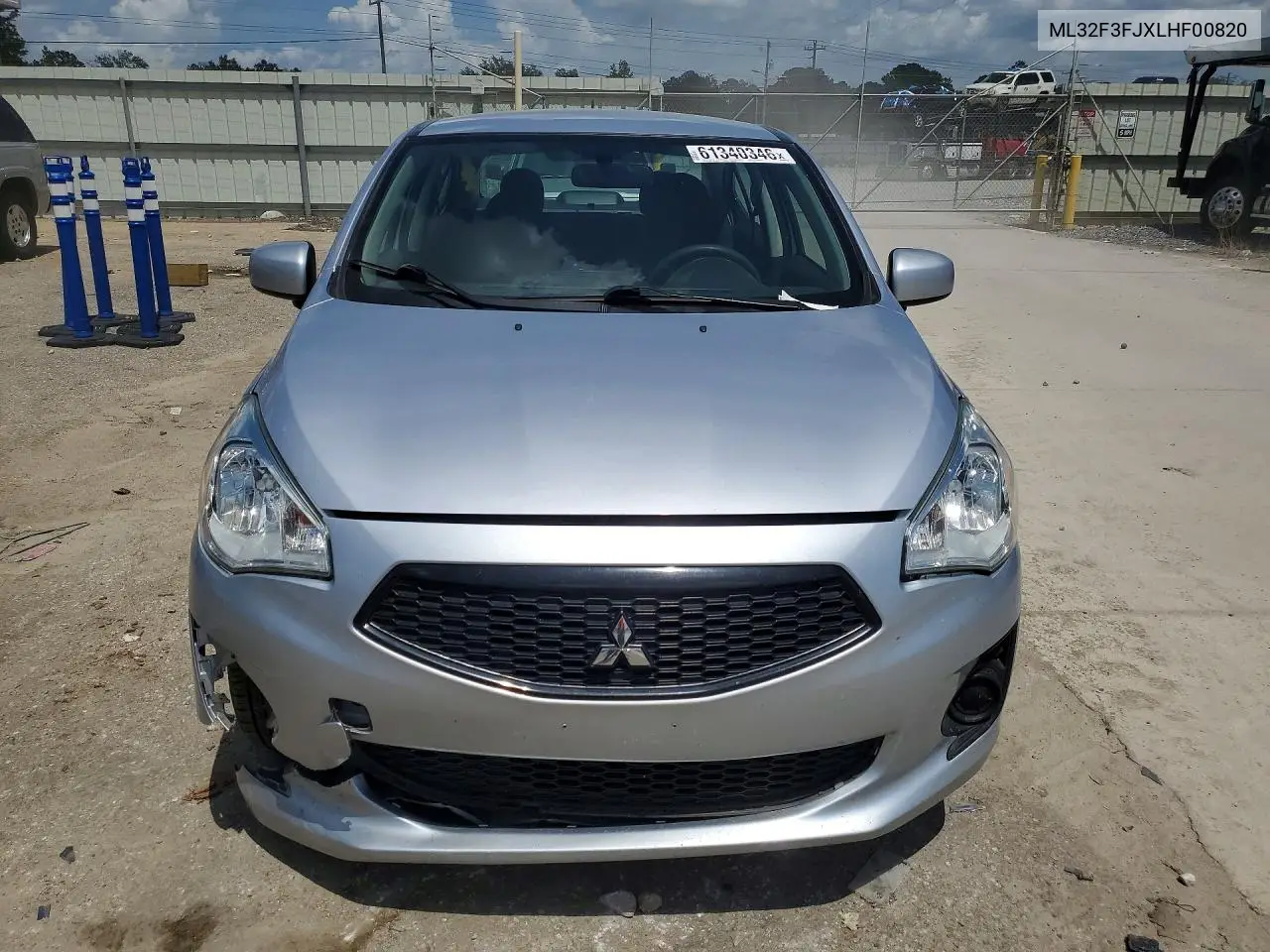 2020 Mitsubishi Mirage G4 Es VIN: ML32F3FJXLHF00820 Lot: 61340346
