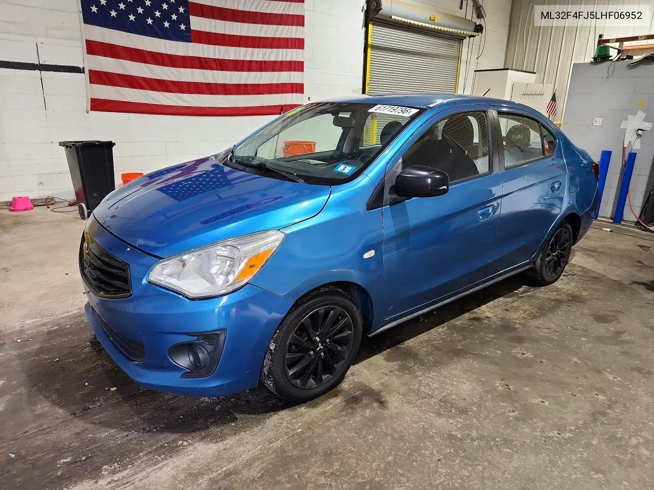 2020 Mitsubishi Mirage G4 Se VIN: ML32F4FJ5LHF06952 Lot: 61719796