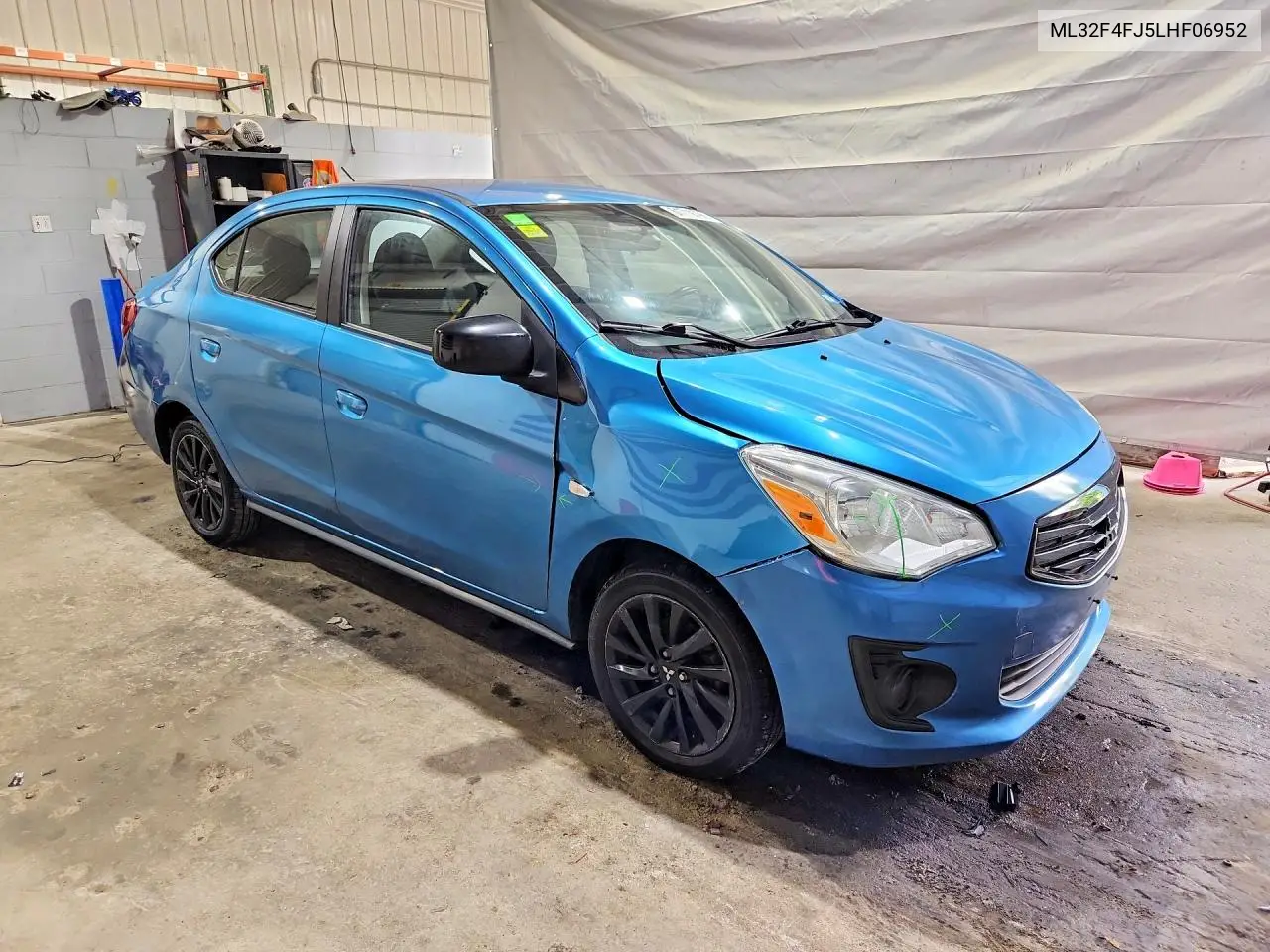 2020 Mitsubishi Mirage G4 Se VIN: ML32F4FJ5LHF06952 Lot: 61719796
