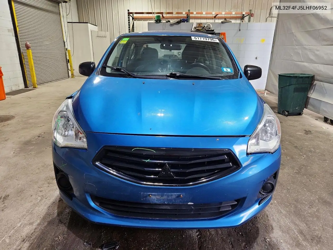 2020 Mitsubishi Mirage G4 Se VIN: ML32F4FJ5LHF06952 Lot: 61719796