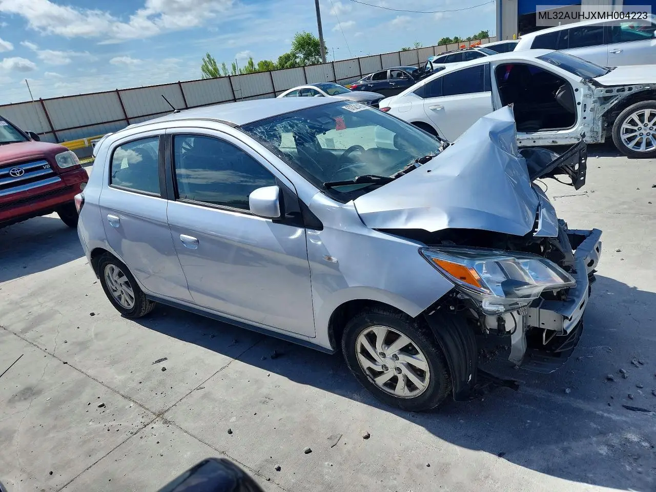2021 Mitsubishi Mirage Es VIN: ML32AUHJXMH004223 Lot: 57321486