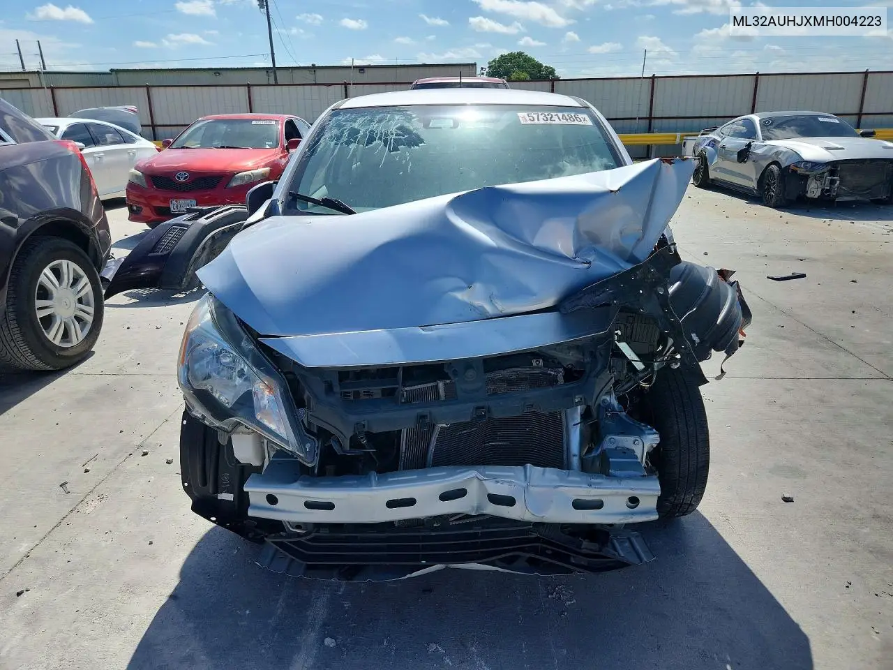 2021 Mitsubishi Mirage Es VIN: ML32AUHJXMH004223 Lot: 57321486