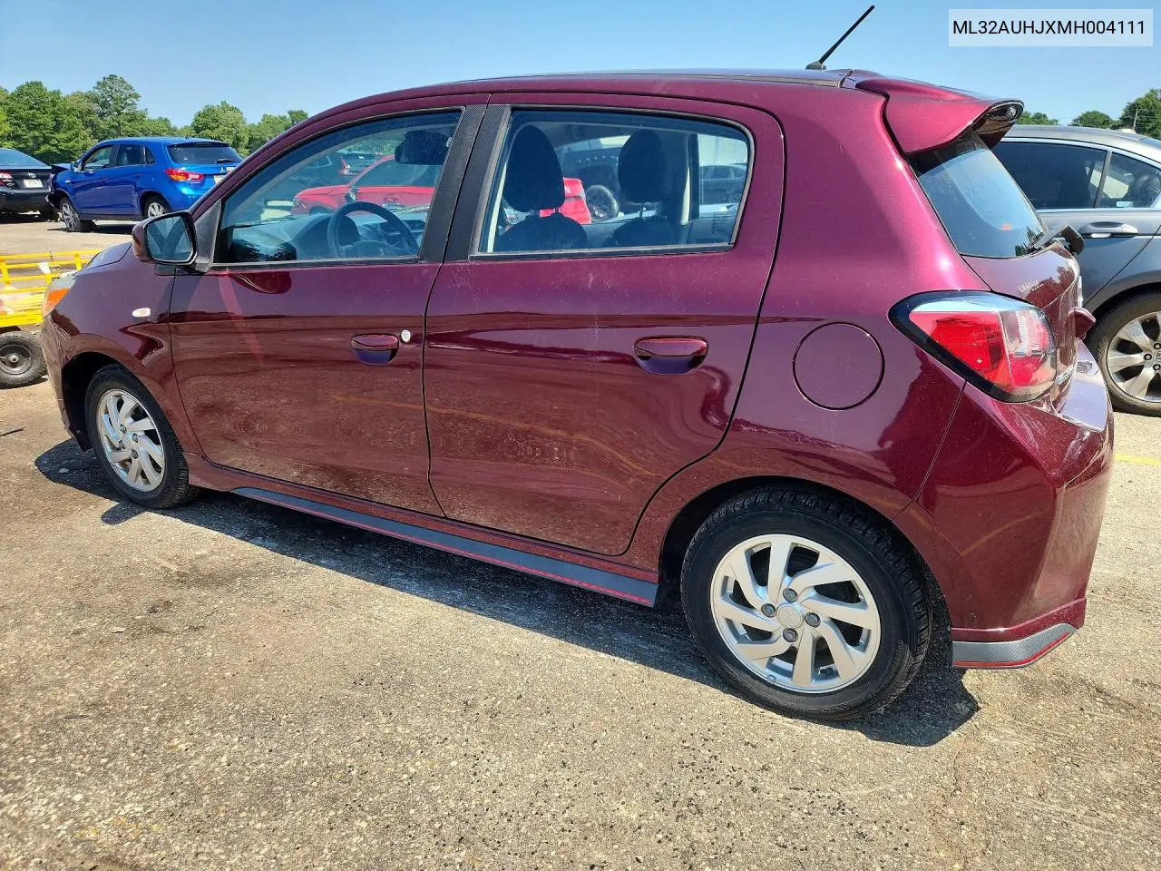 2021 Mitsubishi Mirage Es VIN: ML32AUHJXMH004111 Lot: 59186016