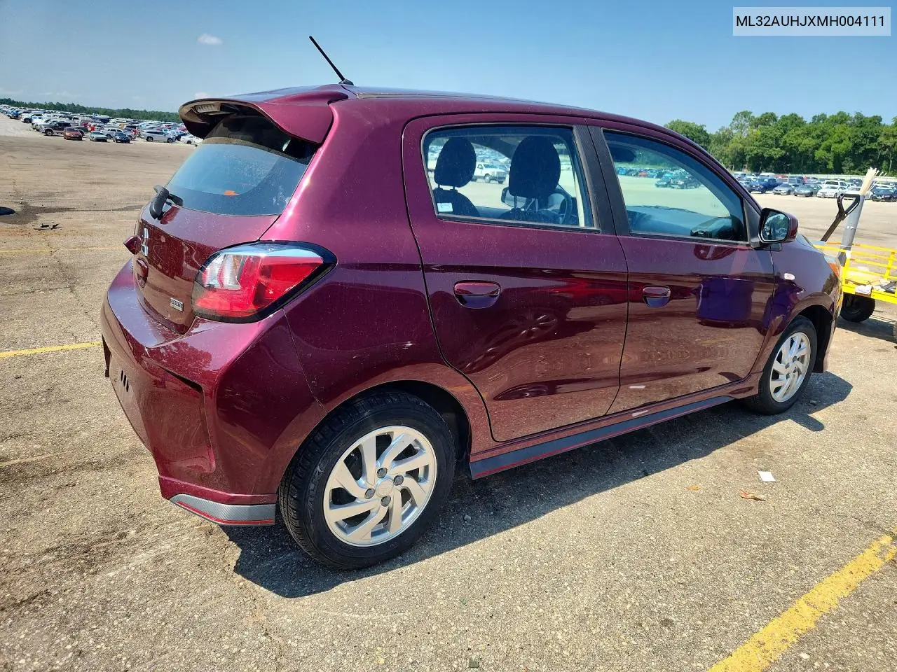 2021 Mitsubishi Mirage Es VIN: ML32AUHJXMH004111 Lot: 59186016