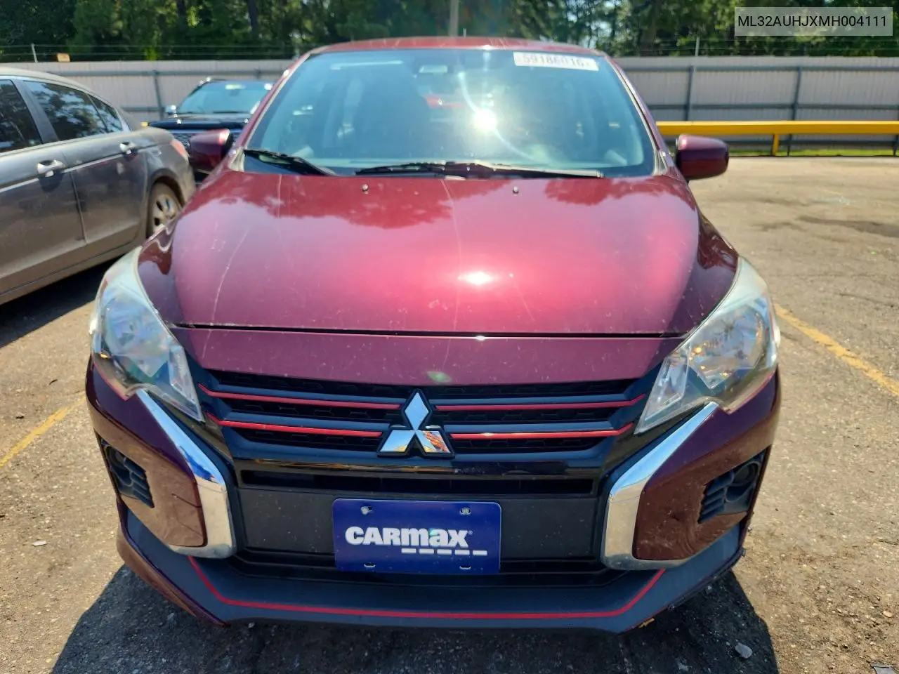 2021 Mitsubishi Mirage Es VIN: ML32AUHJXMH004111 Lot: 59186016