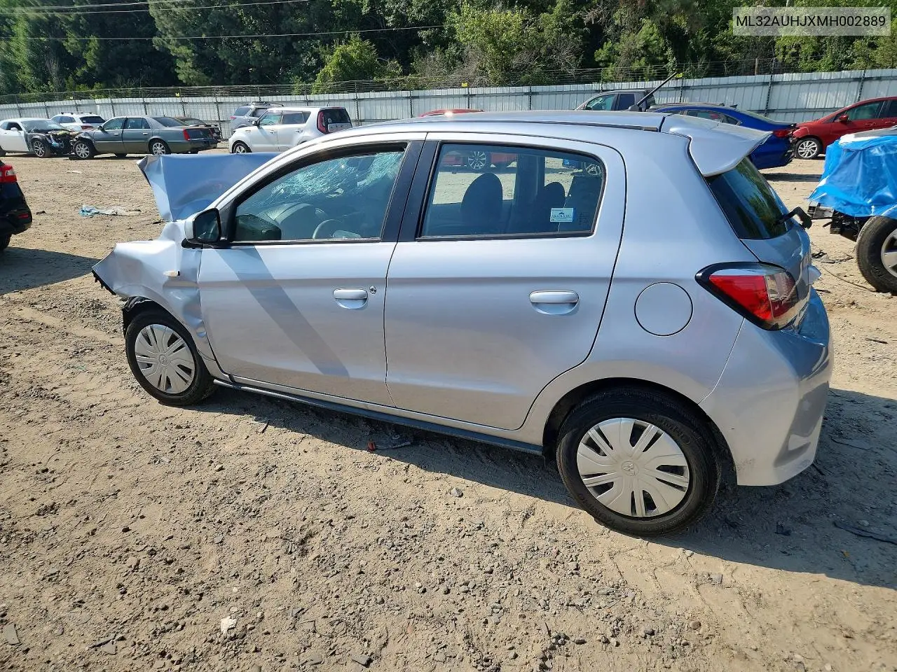 2021 Mitsubishi Mirage Es VIN: ML32AUHJXMH002889 Lot: 59345966