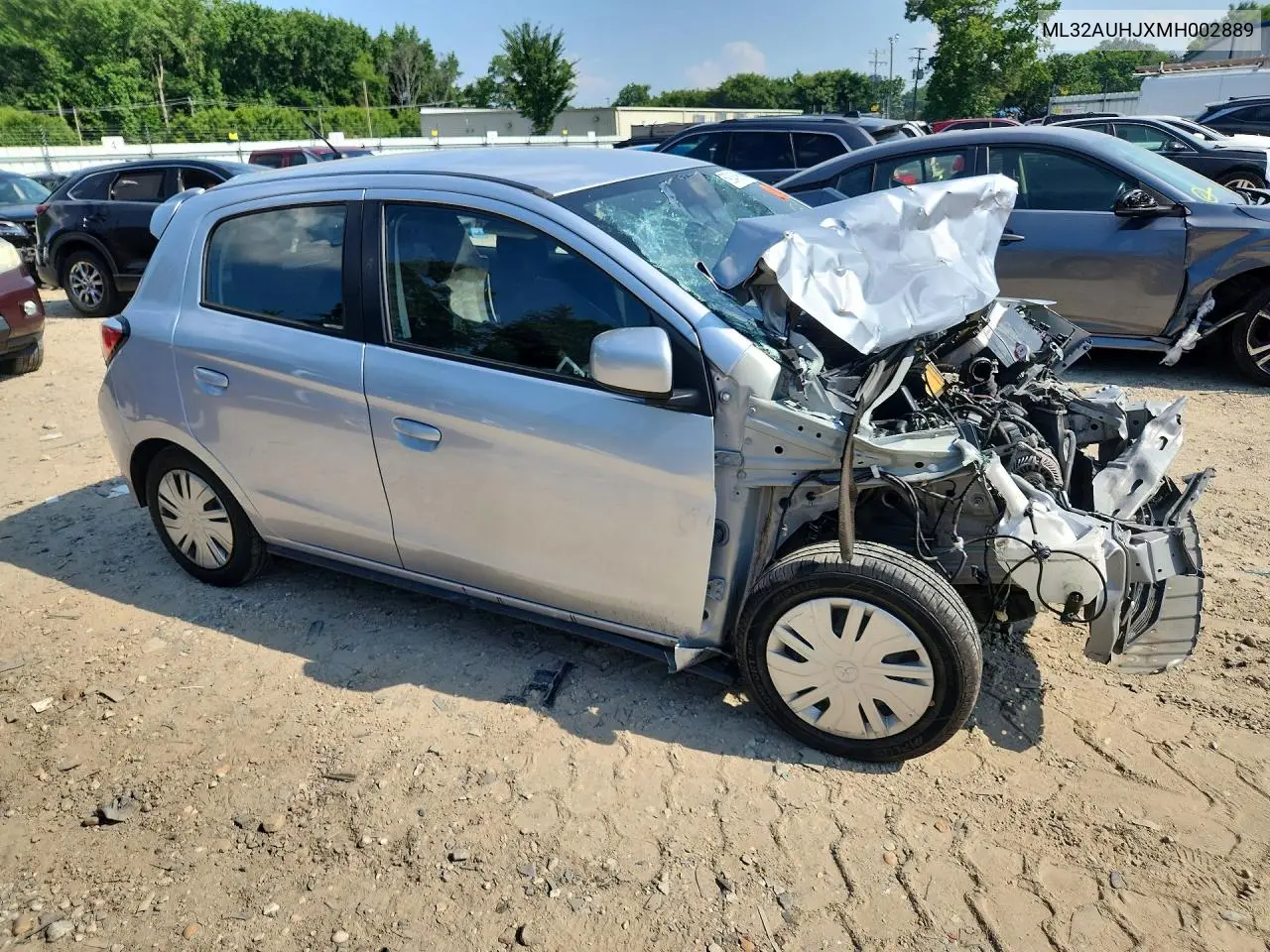 2021 Mitsubishi Mirage Es VIN: ML32AUHJXMH002889 Lot: 59345966