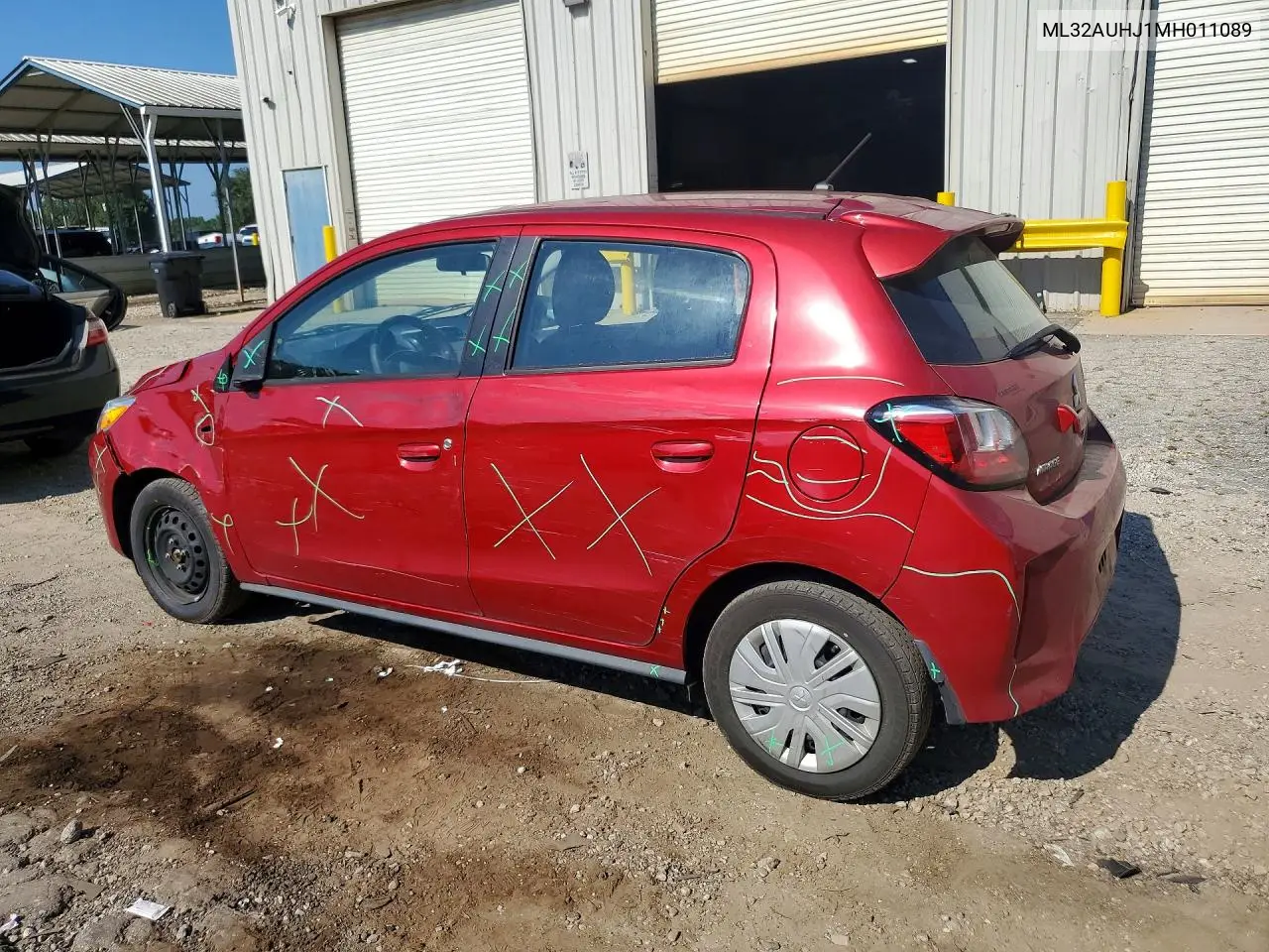 2021 Mitsubishi Mirage Es VIN: ML32AUHJ1MH011089 Lot: 59804086