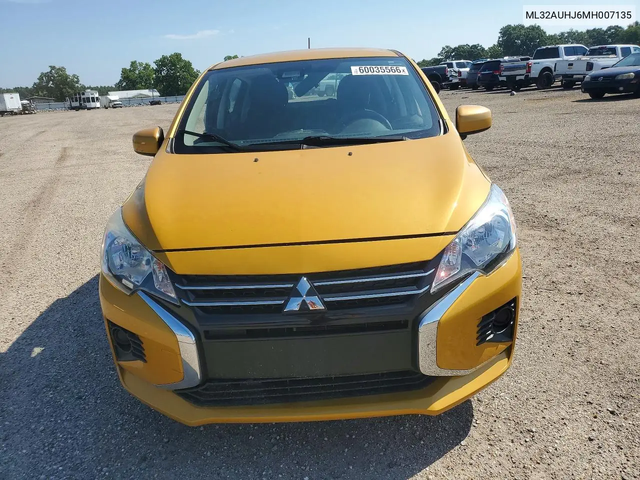 2021 Mitsubishi Mirage Es VIN: ML32AUHJ6MH007135 Lot: 60035566