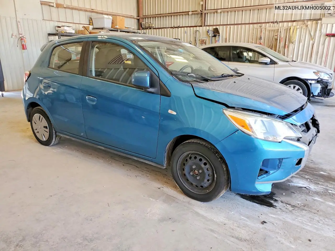 2021 Mitsubishi Mirage Es VIN: ML32AUHJXMH005002 Lot: 60118896
