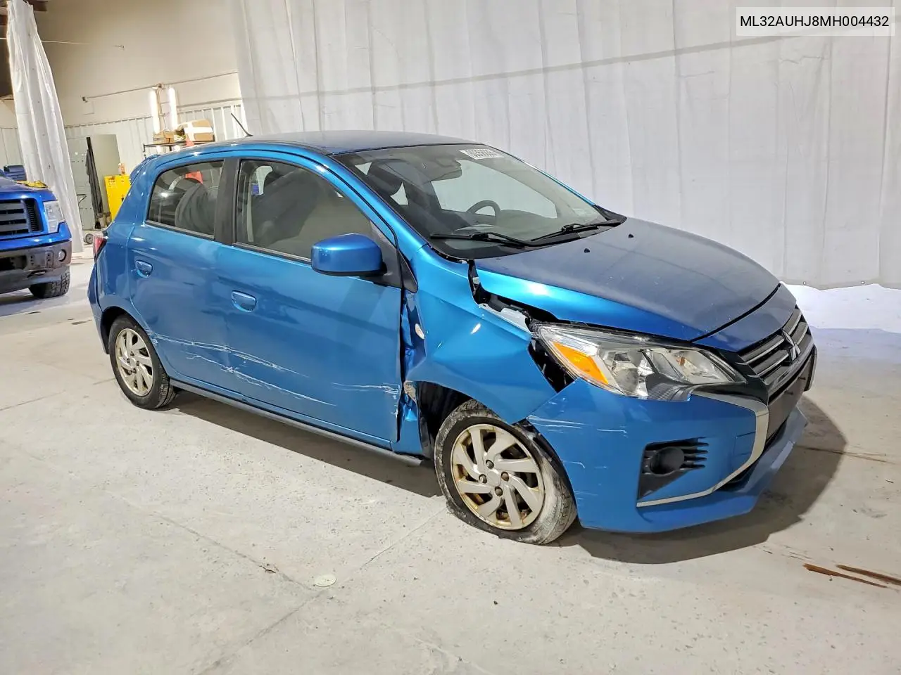 2021 Mitsubishi Mirage Es VIN: ML32AUHJ8MH004432 Lot: 60358036