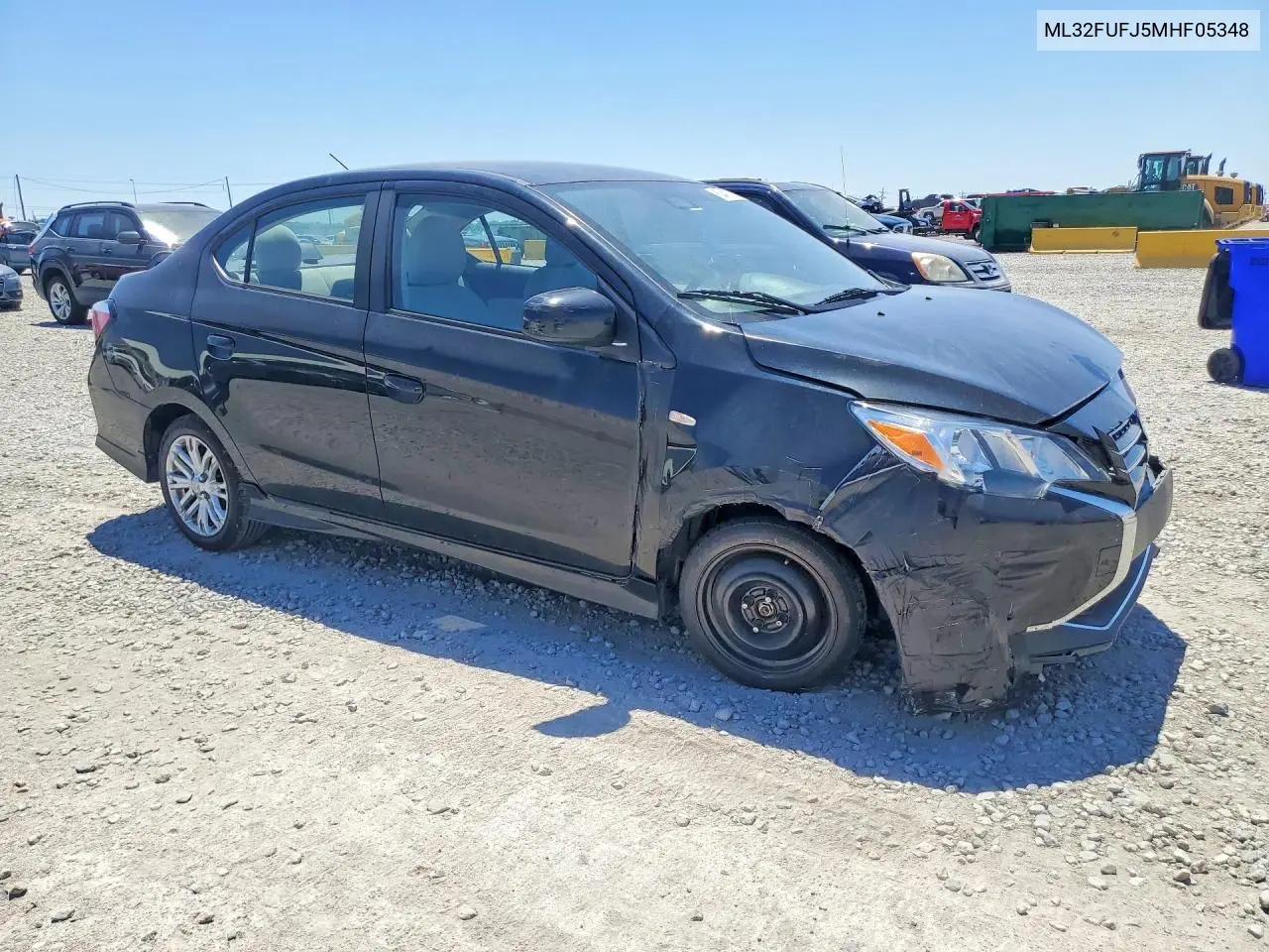 2021 Mitsubishi Mirage G4 Es VIN: ML32FUFJ5MHF05348 Lot: 60419706