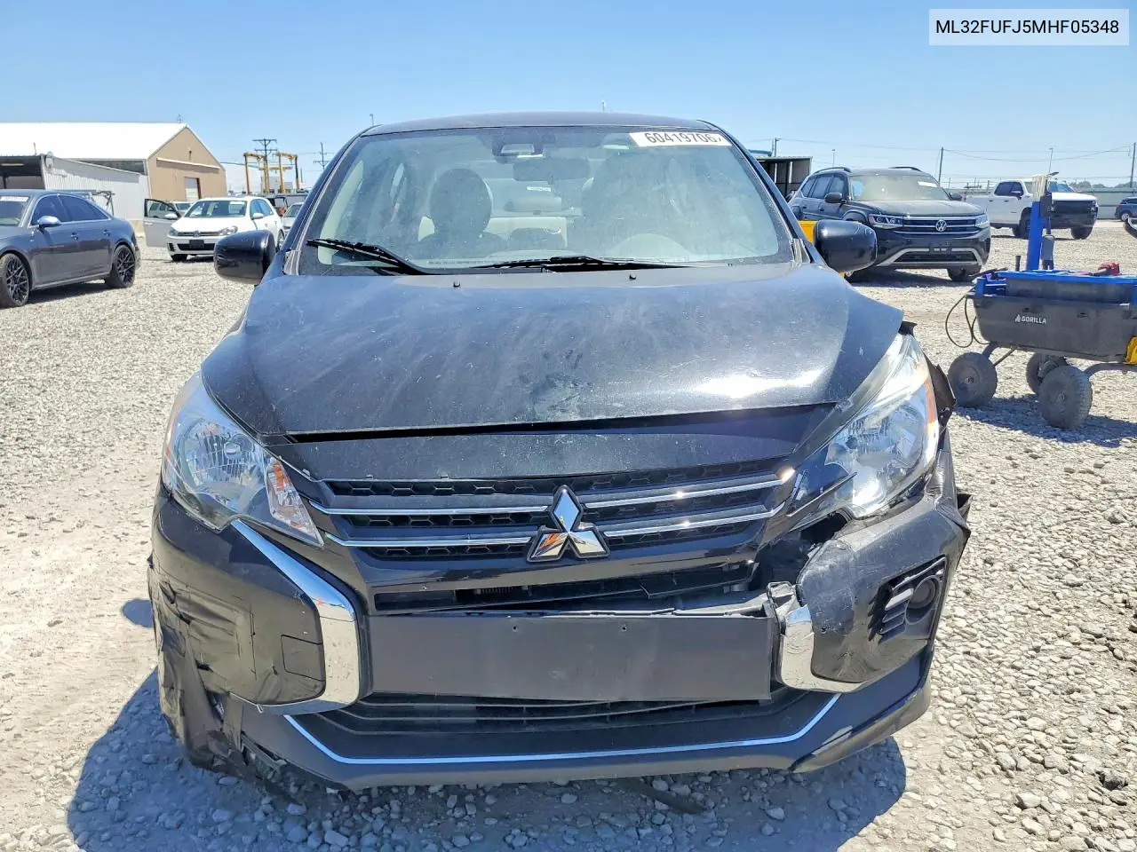 2021 Mitsubishi Mirage G4 Es VIN: ML32FUFJ5MHF05348 Lot: 60419706