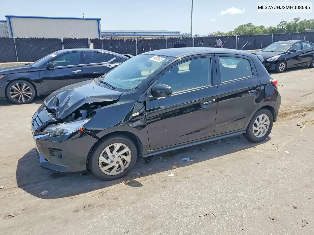2021 Mitsubishi Mirage Es VIN: ML32AUHJ2MH008685 Lot: 60597846