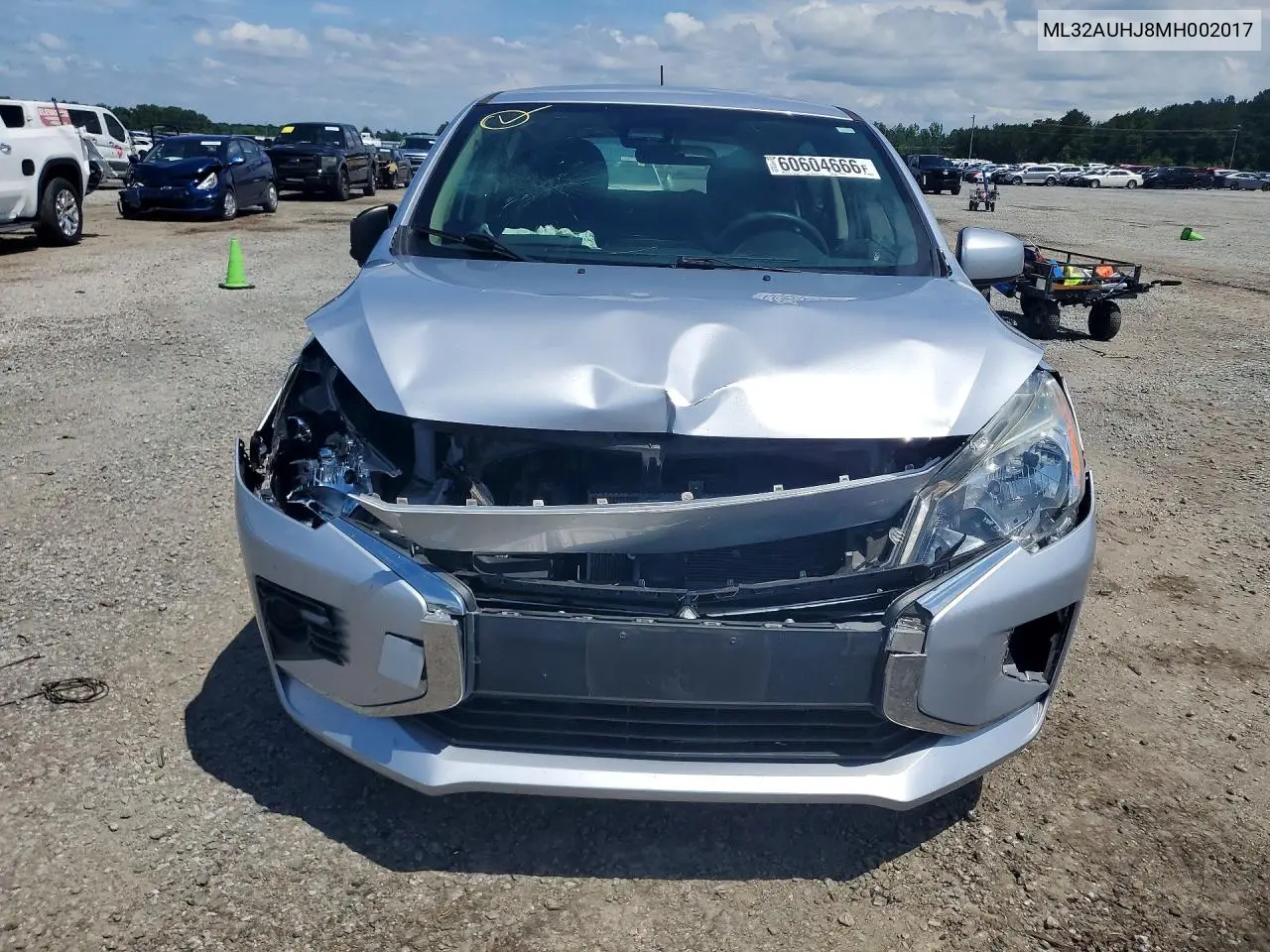 2021 Mitsubishi Mirage Es VIN: ML32AUHJ8MH002017 Lot: 60604666