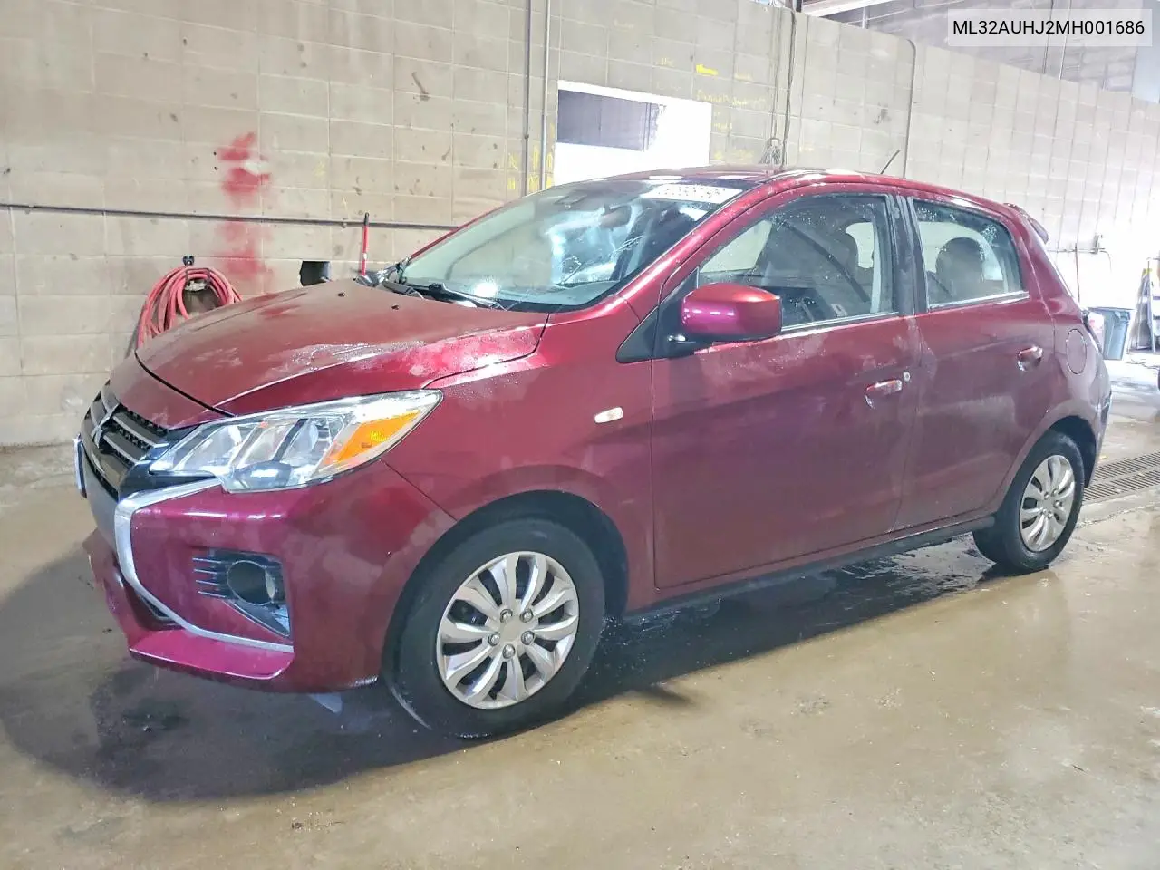 2021 Mitsubishi Mirage Es VIN: ML32AUHJ2MH001686 Lot: 60898796