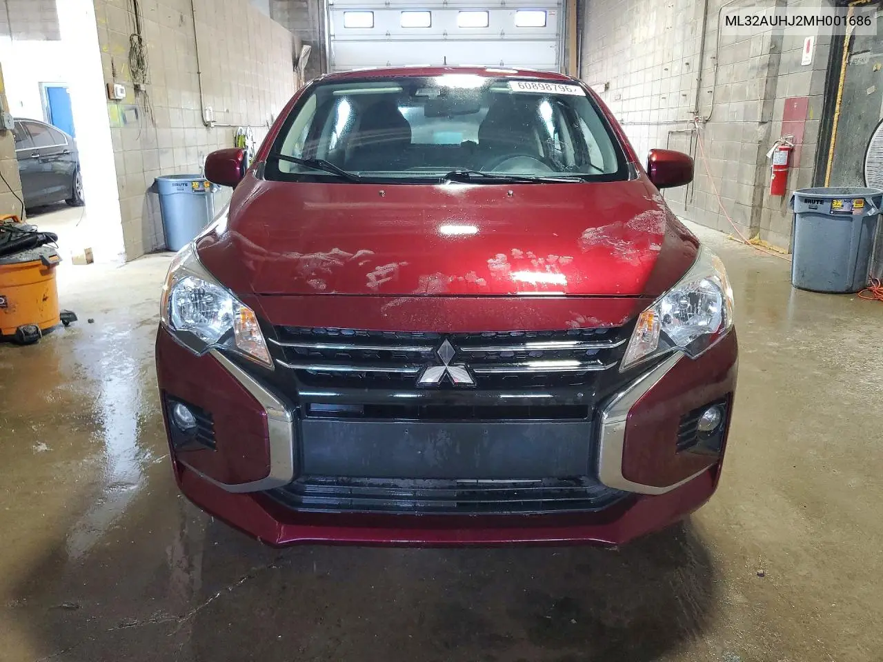 2021 Mitsubishi Mirage Es VIN: ML32AUHJ2MH001686 Lot: 60898796