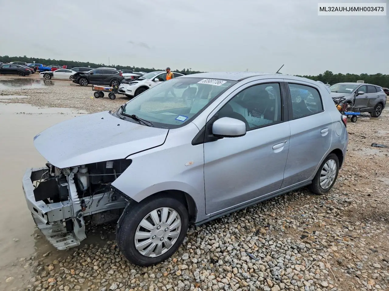 2021 Mitsubishi Mirage Es VIN: ML32AUHJ6MH003473 Lot: 60987786