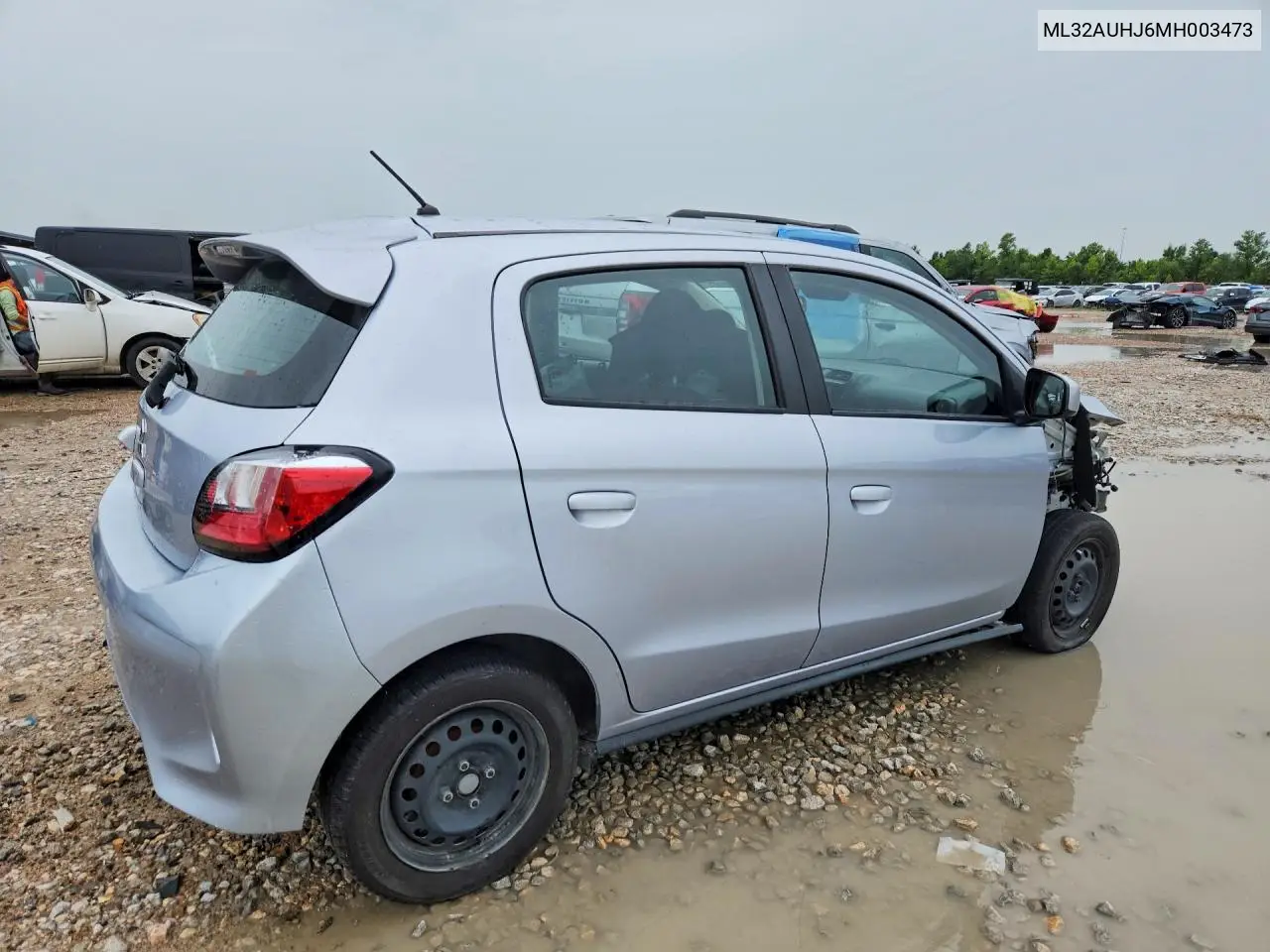 2021 Mitsubishi Mirage Es VIN: ML32AUHJ6MH003473 Lot: 60987786