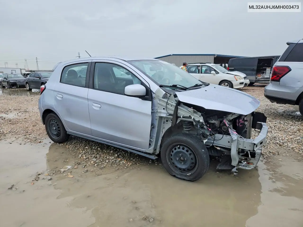 2021 Mitsubishi Mirage Es VIN: ML32AUHJ6MH003473 Lot: 60987786